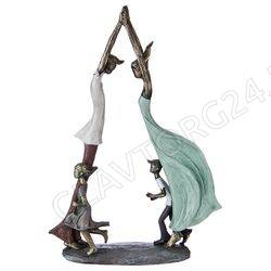 СТАТУЭТКА "СЕМЬЯ" 26*9*37 СМ. СЕРИЯ "ФЬЮЖН"/4 арт. 154-506