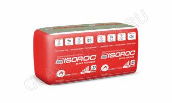 Теплоизоляция "ISOROC"  Супер Теплый 1000x610х50мм (10 шт) (6,1м2=0,305м3) 