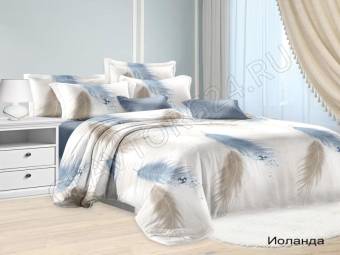 КПБ Евро FELICITA Микросатин Иоланда Под200*220+Пр220*240+2Нав(70*70)
