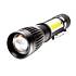 картинка Фонарик Ultraflash LED5333  (аккум. 4В, черный, LED+COB, 3 Вт, фокус, 4 реж, Micro-USB, бокс) от компании ГлавТорг Красноярск