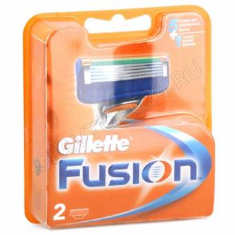 Gillette Fusion Кассеты мужские 2шт 