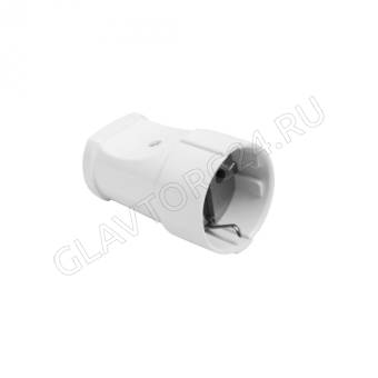 Розетка штепсельная Volsten S1-MZ11 White 16А белая с/з