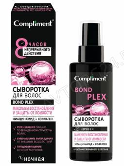 Compliment Ночная сыворотка для волос МАКСИМУМ ВОССТАНОВЛЕНИЯ И ЗАЩИТЫ ОТ ЛОМКОСТИ, 110мл