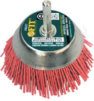 Корщетка-чашка нейлоновая со штифтом 75 мм