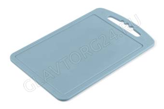 Доска разделочная 15x24см серо-голубая С51СГОЛ