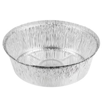 Форма для запекания, алюминиевая фольга, d20,5cм, дно d16,7см, 1405мл, L-край, арт.99-02