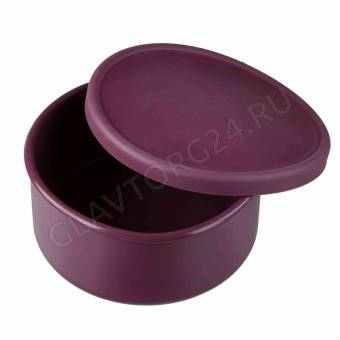 Контейнер силиконовый круглый 14*12*7см 6001-26/50