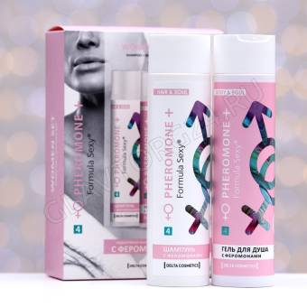 Косметический набор женский Formula Sexy №4, гель для душа 250 мл+шампунь 250 мл 