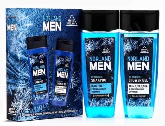 Набор подарочный DELTA Norland Men Ice Freshness (гель д/душа 250мл+шампунь 250мл)муж./20