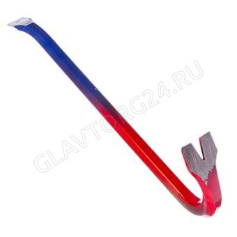 Гвоздодер с сине-красной ручкой 30см