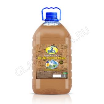 BRIZIL Мыло хозяйственное 5л альпийские травы ПЭТ