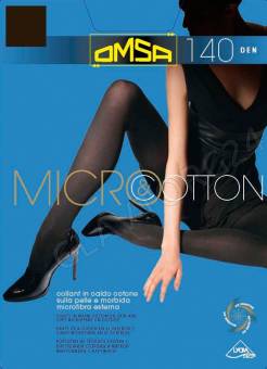 Колготки женские OMSA MICRO&COTTON 2/S moro микрофибра