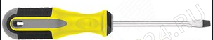 Отвертка "Старт", CrV сталь, прорезиненная ручка  5х100 мм SL