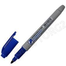 Маркер перм./синий/2мм круг "Multi Marker Slim" Р-505