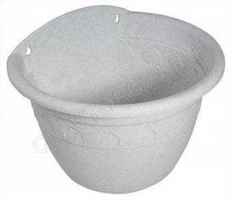 Кашпо настенное колывань 16см мрамор. арт.с111м