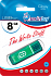 картинка Модуль памяти 8Gb USB 2.0 SmartBuy Glossy зеленый от компании ГлавТорг Красноярск
