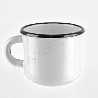 Кружка эмалир. 0,25л светлая С40102