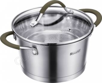 Кастрюля 1,6л Regent стек. кр. 16*9,5см Linea OLIVA арт. 67-1216
