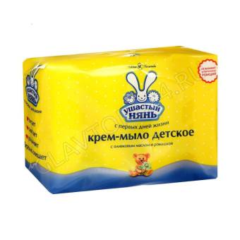 Ушастый нянь мыло 4*100гр ромашка/18шт 