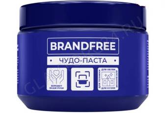 BRANDFREE Чистящая паста д/уборки 500гр очищающая/пятновыводитель д/твердых поверхностей