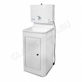 Умывальник "Акватекс" (бак антикорроз. с ЭВН+мойка пластм.) Белый