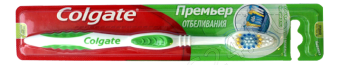 Колгейт з/щ премьер отбеливание средняя/12шт/72