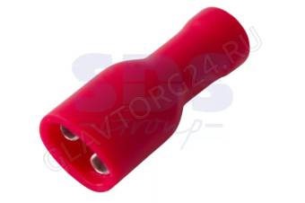 Клемма плоская полностью изолированная 0.5-1.5мм² VF1.25-187(8)А REXANT/100шт