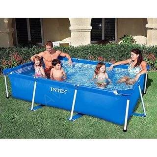 INTEX Бассейн каркасный Rectangular Frame 300*200*75см 3834л 28272 РАСПРОДАЖА