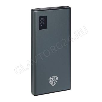 Аккумулятор мобильный BY 10000мАч 3разъема 1xUSB-A, 2xType-C 3А серый 