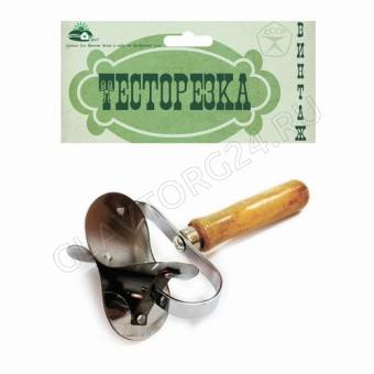 Тесторезка с дер.ручкой арт. 2618