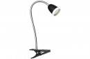 Свет. настольный Camelion KD-847  C02 черный LED (на прищепке, 3.5 Вт,230В, 220 лм, 6000К)