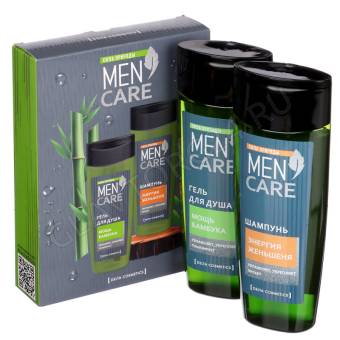 Набор подарочный для мужчин MEN CARE (гель д/душа 250мл+шампунь 250мл) муж.