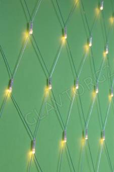 СНОУ БУМ Гирлянда эл. сеть 224LED, 2x2м, шампань, пост. свечение, ПВХ прозр., 220В