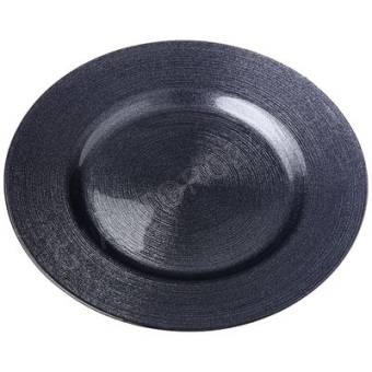 ТАРЕЛКА 28СМ ОБЕДЕННАЯ "MIRACLE" BLACK SHINY Б/УП/6 арт. 339-074 РАСПРОДАЖА