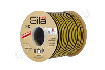 Уплотнитель самоклеющийся Sila pro D40, 14*12мм черный (Польша)