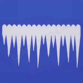 Украшение новогоднее "Сосульки" 61*34 см  201-2252