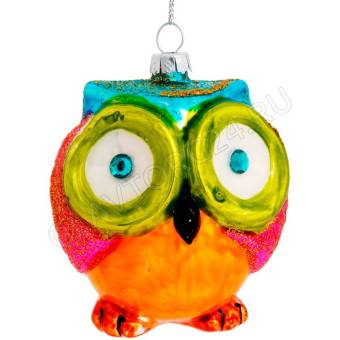 Украшение подвесное "Совёнок" 10x7x8см (арт.79068) ПОСЛЕДНЯЯ ЦЕНА