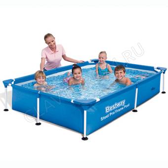 BESTWAY Бассейн каркасный 221х150х43см, 1200л, арт.56401