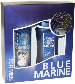 BLUE MARINE набор подароч. №073 (гель д/д 250мл+пена д/бритья 200) муж