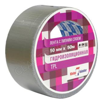 Клейкая армир лента TPL 50мм х 50м серая Klebebander/36/6 TPL550S