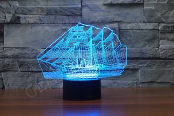 Ночник Camelion NL-404 (Led наст. свет-к, 3Вт, RGB, USB)