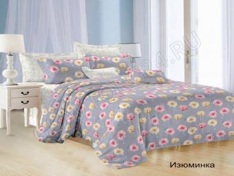 КПБ 1,5сп Satin collection Микросатин Изюминка   Под143*215+Пр145*215+Нав(70*70)