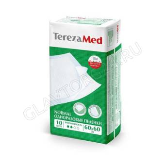 TerezaMed Пеленки одноразовые Normal 60x60 уп.10 /12шт