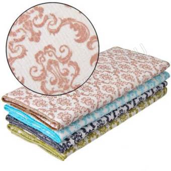 Коврик для сушки посуды из микрофибры 38x50см, 300г/кв.м, "Вензеля" /Классика VETTA арт. 448-065