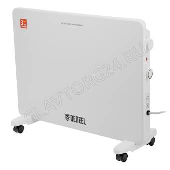 Электроконвектор Denzel XCE-1500 1500Вт термостат белый