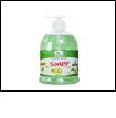 Жидкое мыло "Soapy" 500мл эконом "яблоко" с дозатором Clean&Green/12