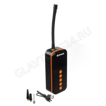 NEW GALAXY Компрессор автомобильный, штекер прикур, LED фонарь, в сумке, 12V, 140W, 35 л/мин, металл