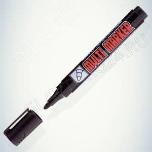 Маркер перм. /черный/ 3мм круг "Multi Marker" арт. СРМ-800