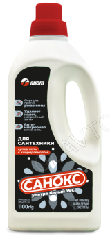 Санокс 1,1л. Ультра Белый WC-гель/10шт