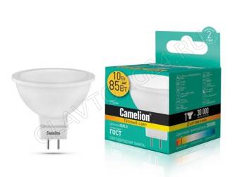 Лампа светод. Camelion LED10-JCDR/830/GU5.3 (10Вт 220В)